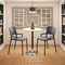 Cosco Outdoor/Indoor Stacking Resin Chair with Square Back and Arms, Navy, 2PK 87532DBL2E - alternate 2